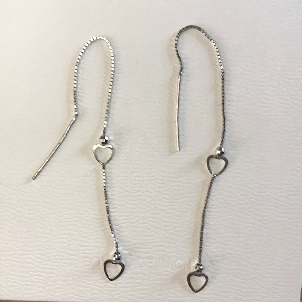 Dangling Hearts Sterling Silver - image 1